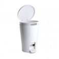 CUBO BAÑO PLASTICO PEDAL 5 LTS BLANCO DIABOLO. TATAY