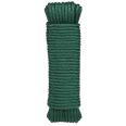 CUERDA POLIPROPILENO 4 MM VERDE 15 MTS