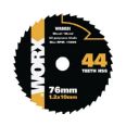 DISCO CORTE MULTIUSOS Ø 76 MM 44T. WORX