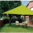 TOLDO PROTECTOR IMPERMEABLE PISTACHO TRIANGULAR 3,6 X 3,6 X 3,6 MTS. LISTA